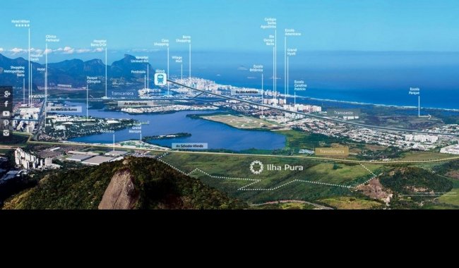 Ilha Pura Seu Bairro planejada na Barra da Tijuca