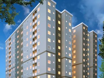 Apartamento 2 quartos colado estação Edson Passos, Mesquita